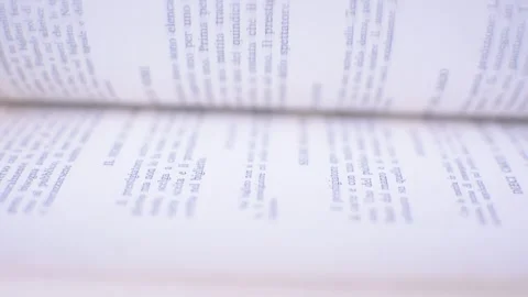 Science paper book flip. reading concept with book flipping. Vidéo 265470682