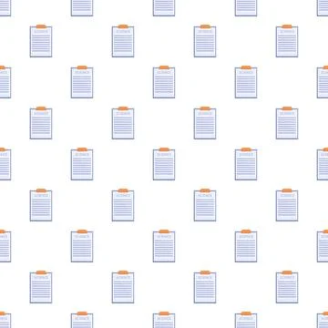 Science report documents pattern for education and study Stock Illustration