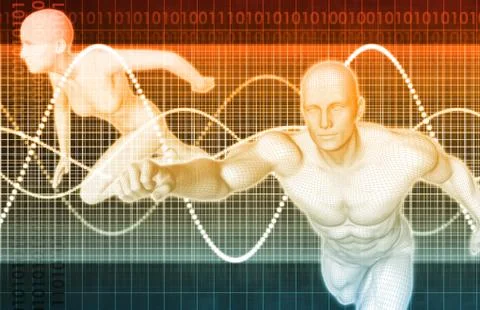 Science Research Stock Illustration