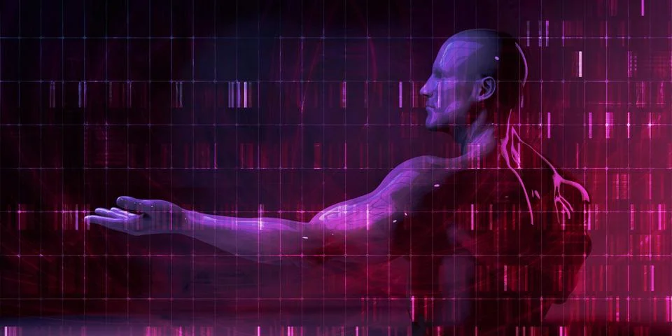 Science Research Illustrazione stock