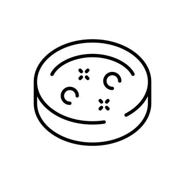 Science research lab experiment icon. Line laboratory test sign, chemistry Stock Illustration
