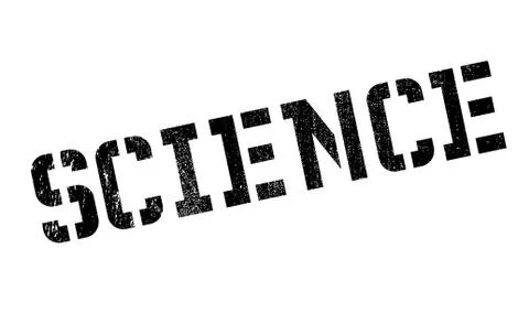 Science rubber stamp Illustrazione stock