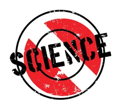 Science rubber stamp Stock Illustration