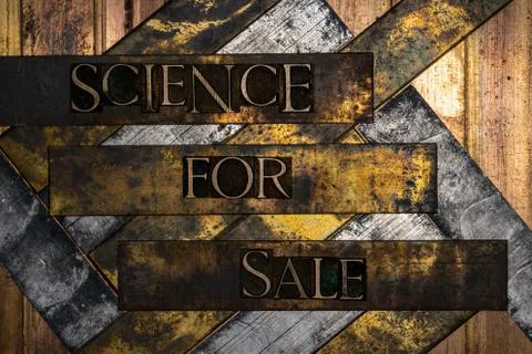 Science for Sale Stock Illustration