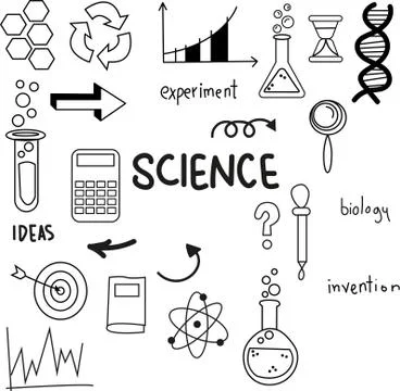 Science set Stock Illustration