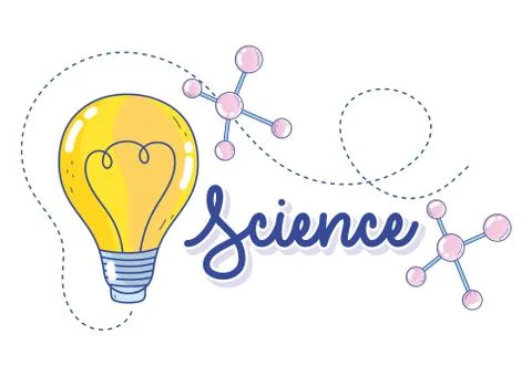 Science structure molecule atom solution research laboratory Stock Illustration