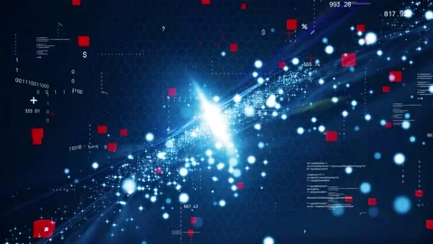 Science technology concept. Abstract background animation. Stock-Footage 133556568