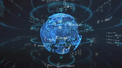 Science technology concept. Communication network. Stock Footage 120818694