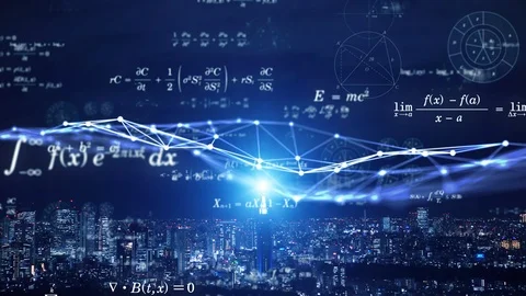 Science technology concept. Communication network. Stock Footage 120819665