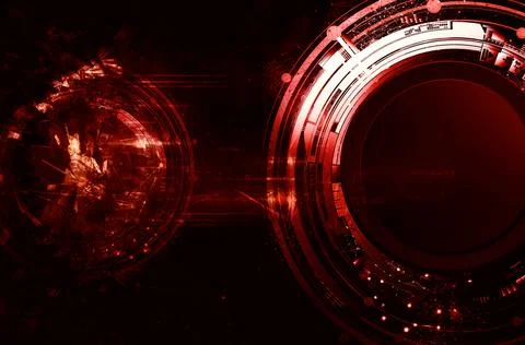 Science technology concept. Communication network Stock Illustration