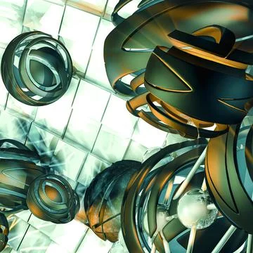 Science technology concept. Communication network Stock Illustration