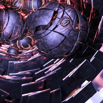 Science technology concept. Communication network Stock Illustration