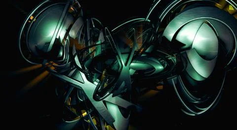 Science technology concept. Communication network Stock Illustration