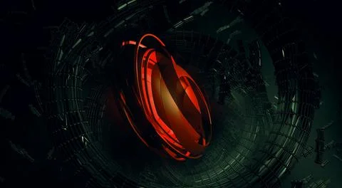 Science technology concept. Communication network Stock Illustration