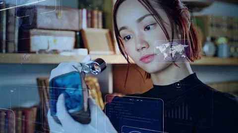 Science technology concept. Data analysis. EdTech. Stock Footage 139117933