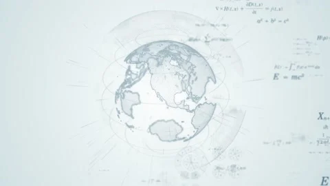 Science technology concept. Global network. Stock Footage 139098007