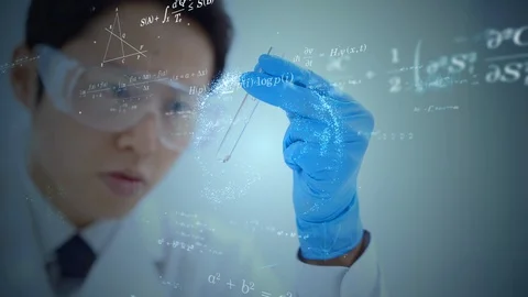 Science technology concept. Scientist. Laboratory. Stock Footage 124242519