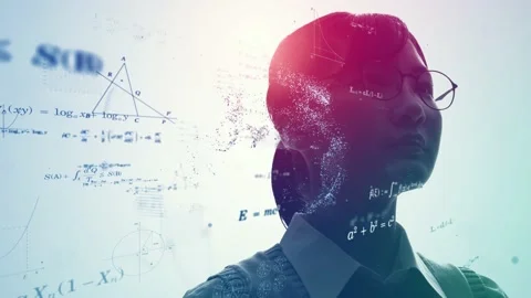 Science technology concept. Studying asian little girl. Education. EdTech. Stock Footage 169425444