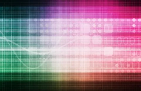 Science technology data as a abstract art 스톡 일러스트