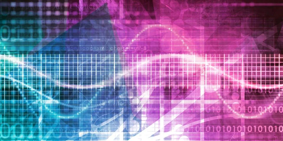 Science Technology Data Stock Photos
