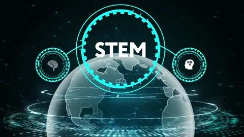 Science, technology, engineering and math. STEM concept. Business, Technology Stock Footage 163448829