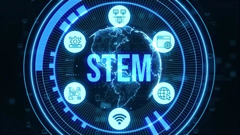Science, technology, engineering and math. STEM concept. Business, Technolo.. Vídeo Stock 237622713