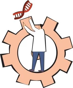 Science technology Stock Illustration