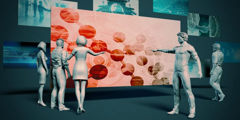 Science Technology Stock Illustration