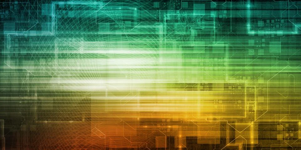 Science Technology Stock Illustration