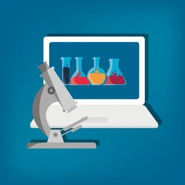 Science technology research 스톡 일러스트