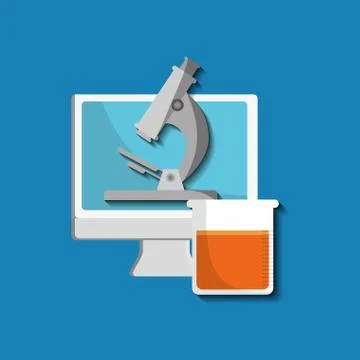 Science technology research Stock Illustration