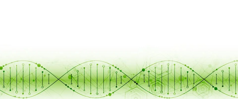 Science template, abstract background with a DNA molecules. Vector illustrati 스톡 일러스트