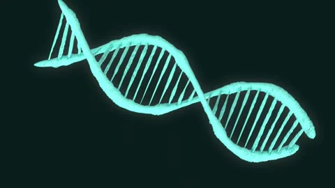Science template, wallpaper or banner with a DNA  helix molecules. Abstract.. Stock Footage 246358079