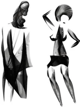 The Science of Temptation Stock Illustration