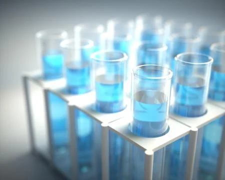 Science Test Tubes Stock-Illustration