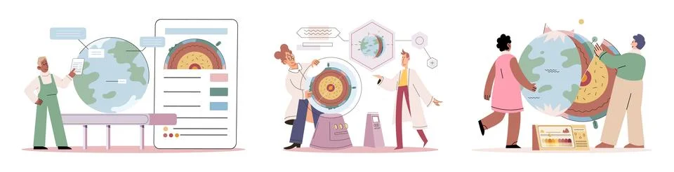 Science. Vector illustration. Skill development is essential for success in s Stock Illustration