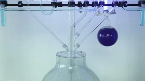 Science water clock, siphon principle 動画素材 40342512