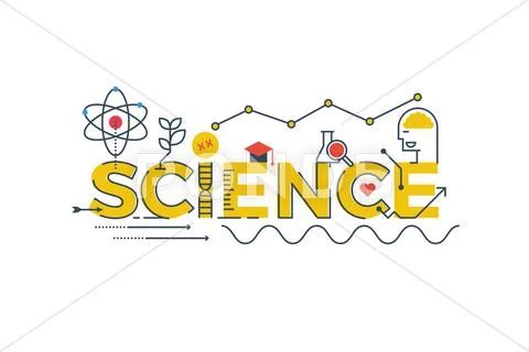 Science Word Illustration