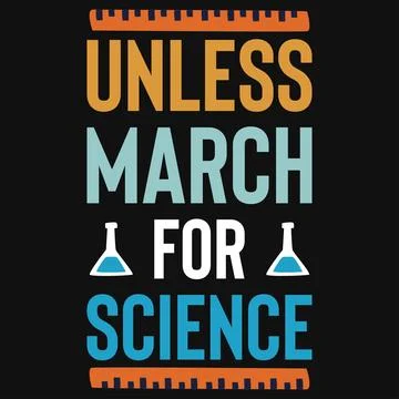 Sciences typography tshirt design  Stock Illustration