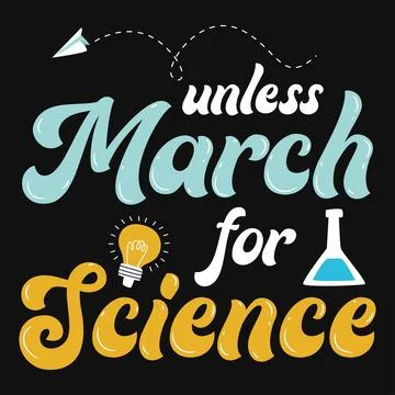 Sciences typography tshirt design  Stock Illustration