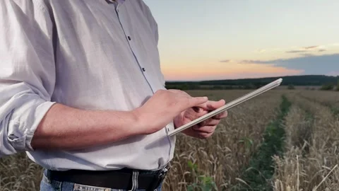 Scientific agriculture evolution, Combining tradition with technology, Digital Stock Footage 314290225