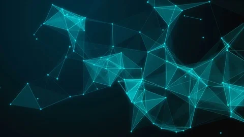 Scientific background and abstract technology. Plexus digital dynamic wallpaper Stock Footage 79197283