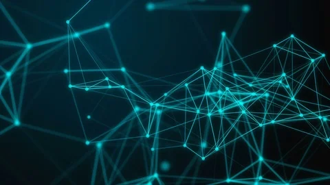 Scientific background and abstract technology. Plexus digital dynamic wallpaper Video stock 79198040