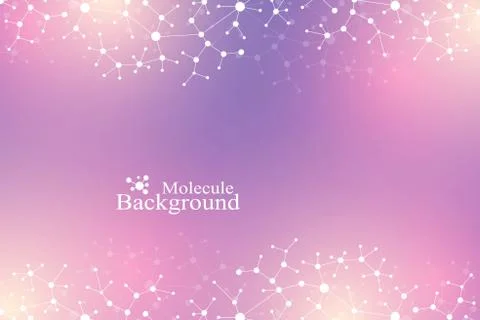 Scientific chemical pattern. Structure molecule DNA research as concept. Science 스톡 일러스트