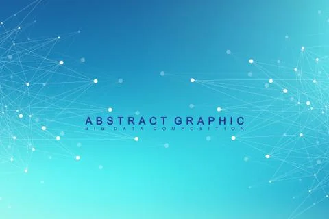 Scientific chemistry pattern. Structure molecule DNA research as concept イラスト素材