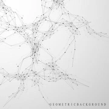 Scientific chemistry pattern. Structure molecule DNA research as concept Illustrazione stock