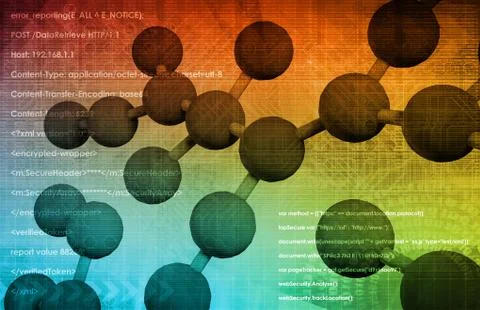 Scientific collaboration on the internet Stock-Illustration