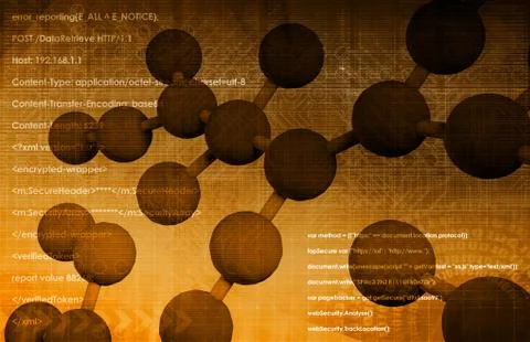 Scientific collaboration on the internet 스톡 일러스트