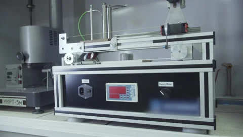 Scientific devices for studying properties of polymers Stock Footage 231905335