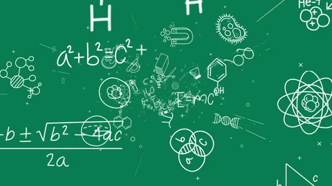 Scientific Doodles Stock Footage 204991371